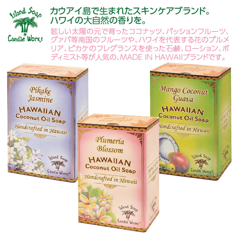Island Soap & Candle worksココナッツソープ3個セット